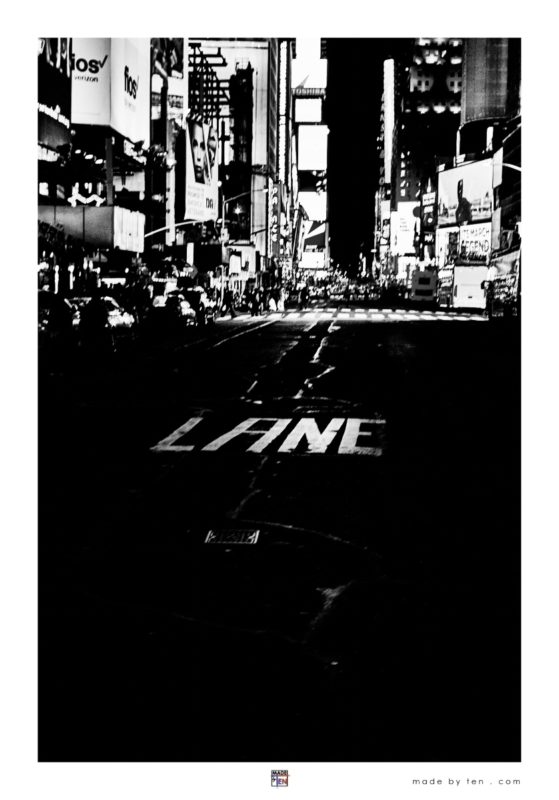 New York City Street Photography Print by Made by Ten - Road