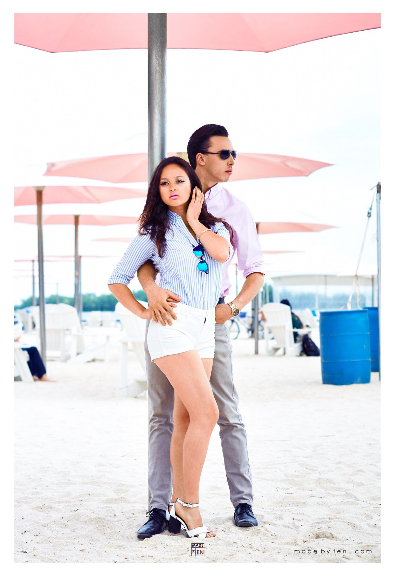 Sugar Beach Couple Fashion Editorial - GTA Women Lifestyle Photography