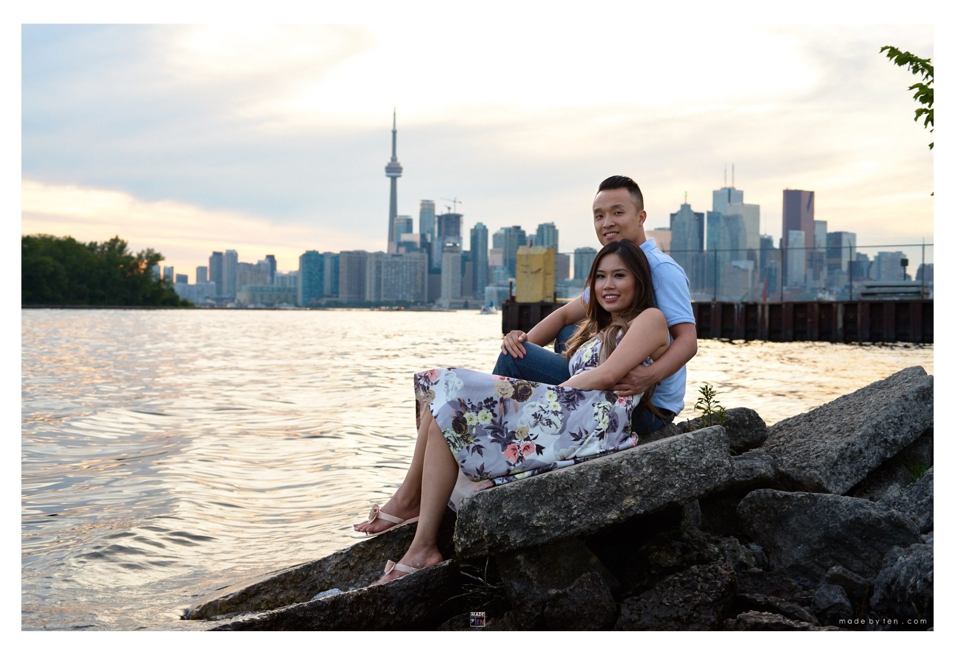 Toronto Skyline Engagement - GTA Women Couple Photography
