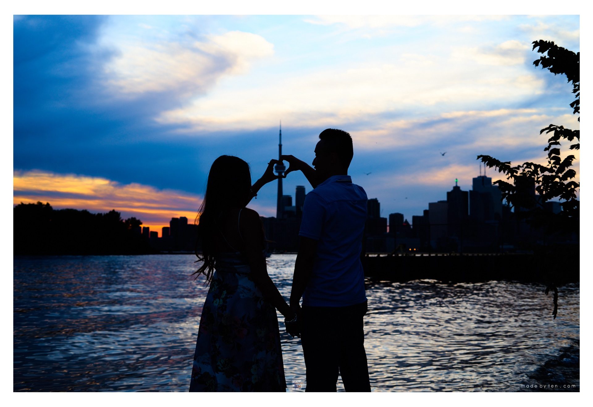 Toronto Skyline Engagement - GTA Women Couple Photography