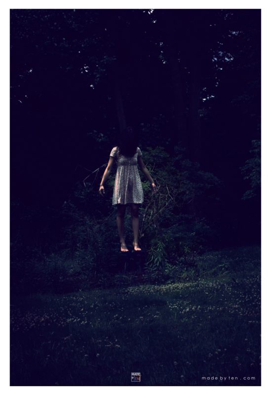 Creepy Floating Levitation - GTA Women Fantasy Photography