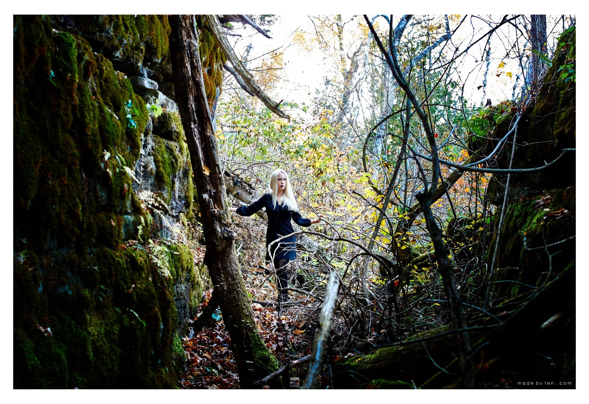 Forest Cave Exploring - GTA Women Fantasy Photography