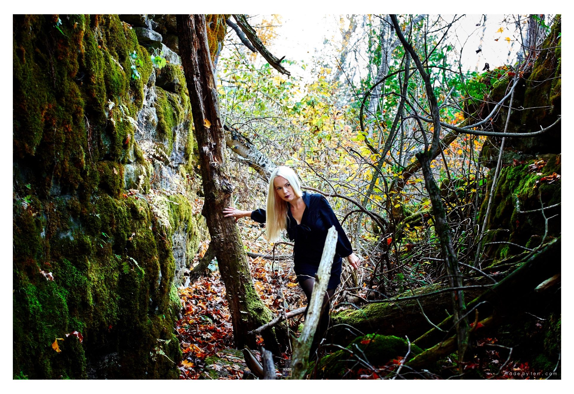 Forest Cave Exploring - GTA Women Fantasy Photography
