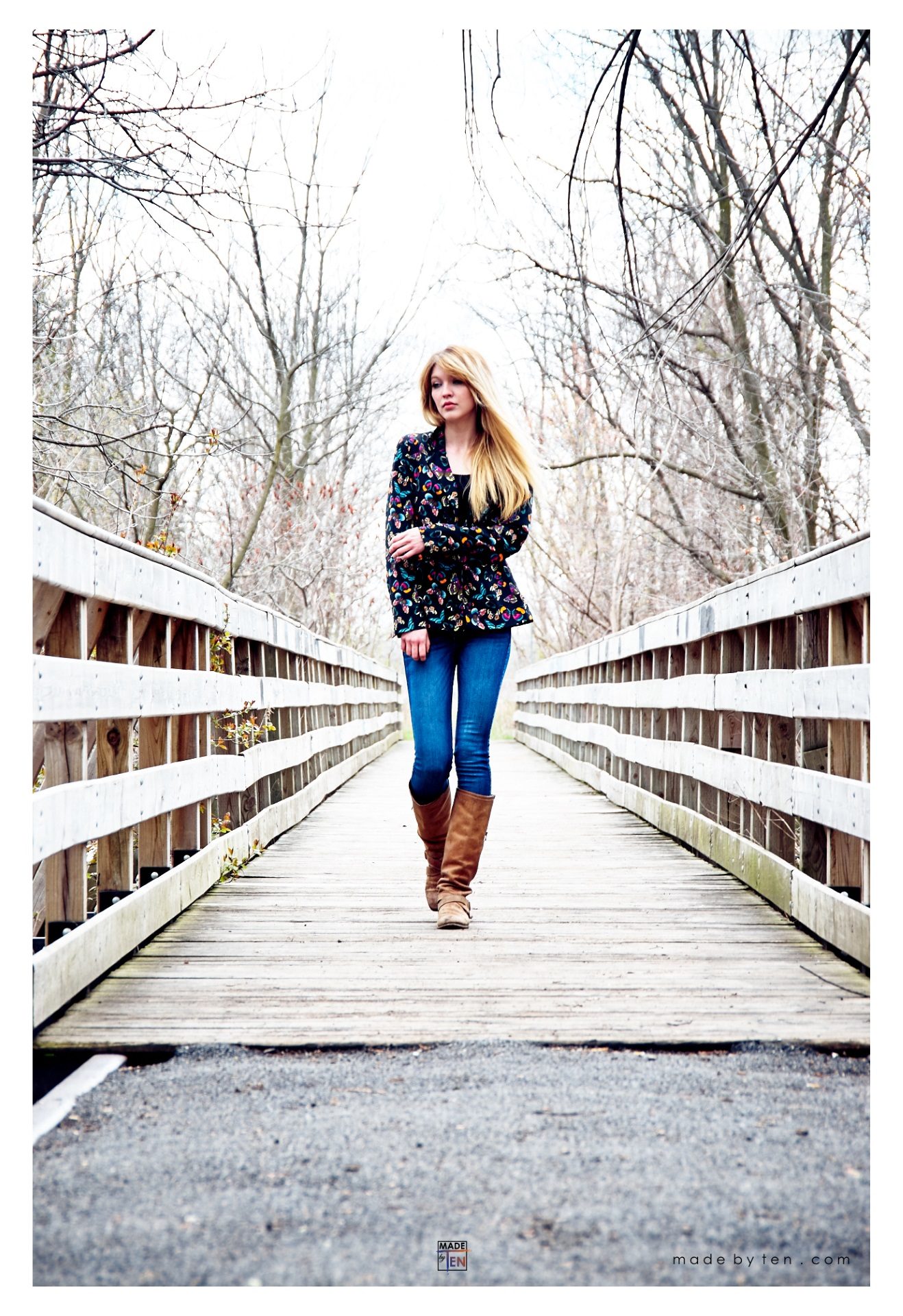 Woman Bridge Walking - GTA Women Lifestyle Photography