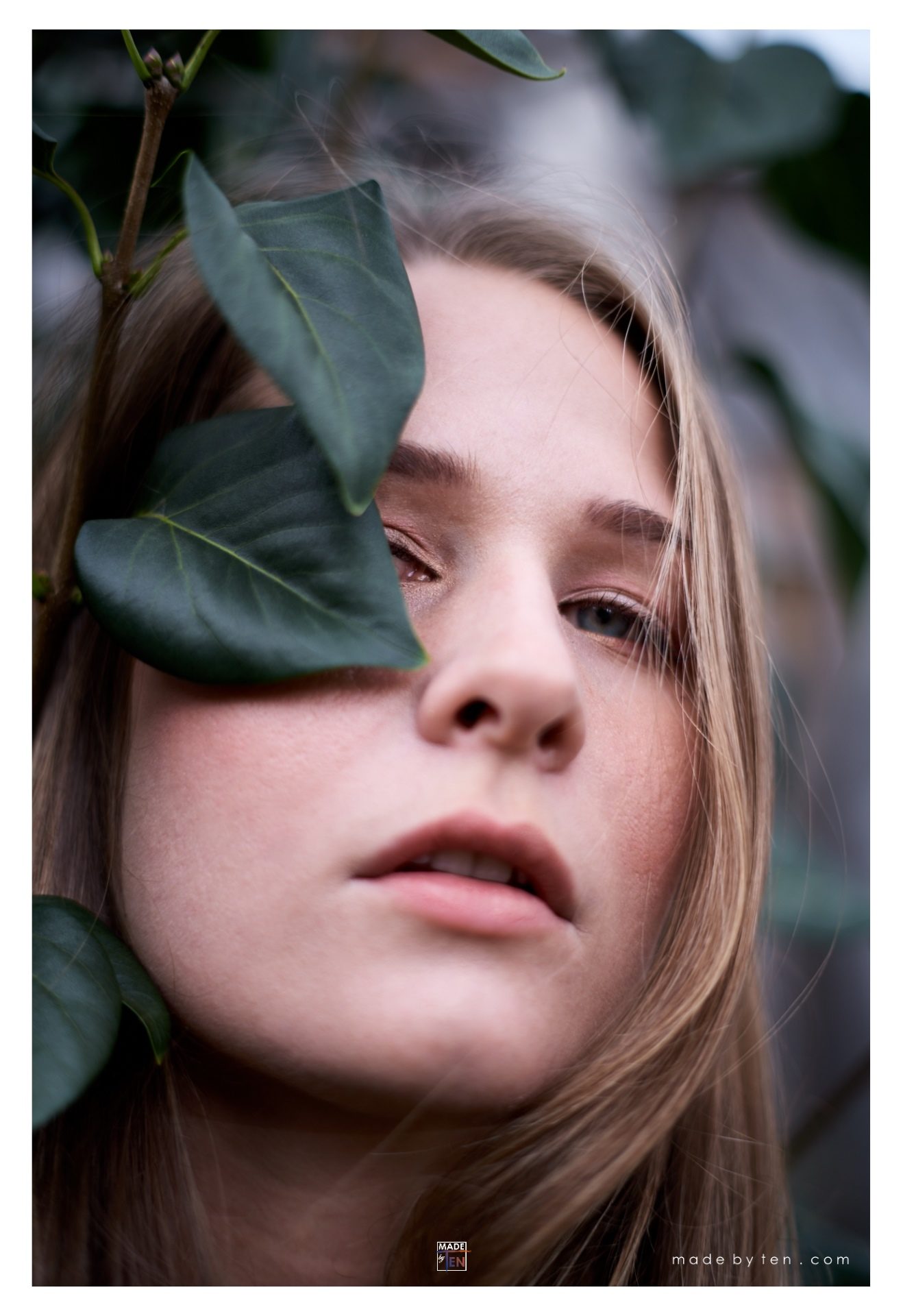 Leaf Over Eye - GTA Women Art Photography