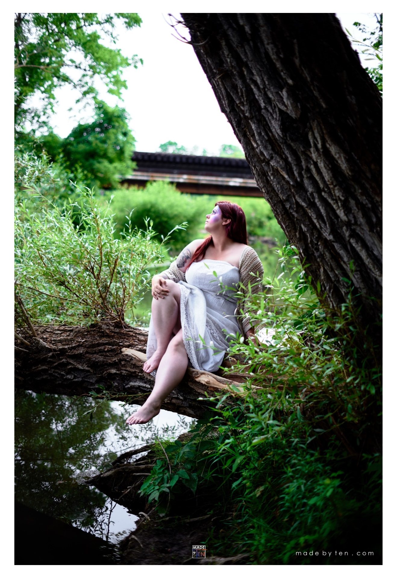 Woman Sitting in Tree - GTA Women Fantasy Photography