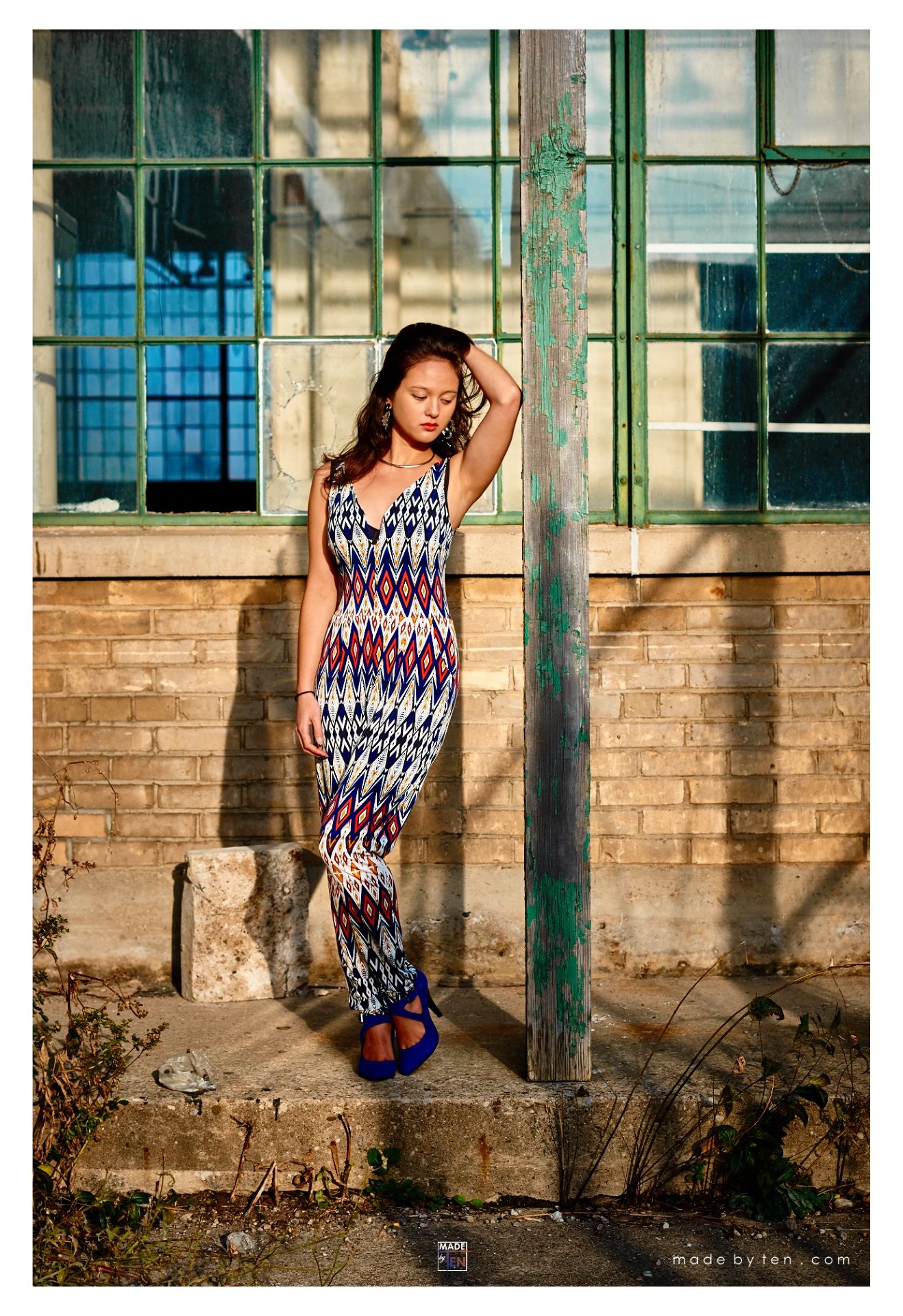 Sunset Old Building Fashion Editorial - GTA Women Lifestyle Photography