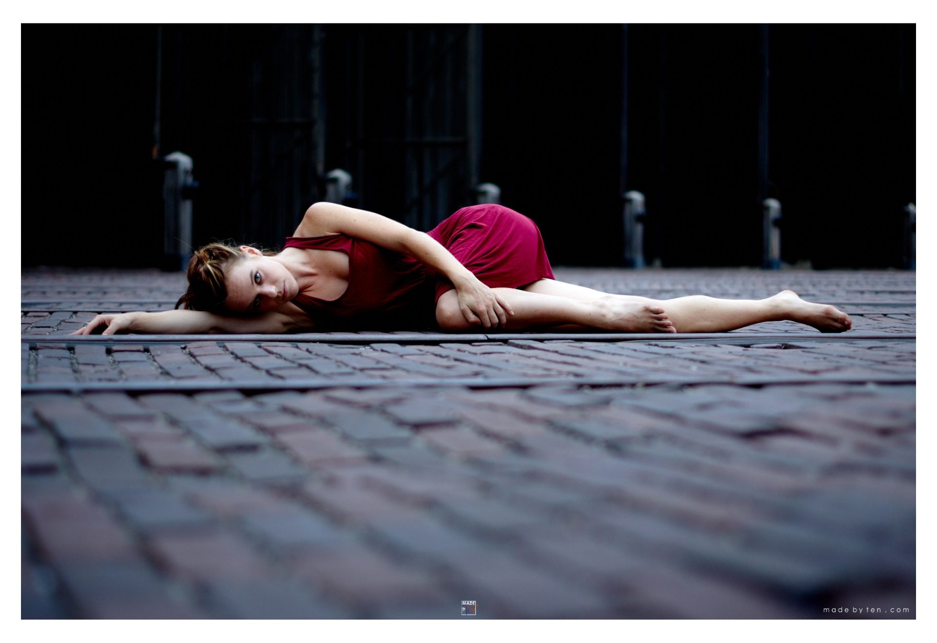 Woman Lying Down Stone Sensual Portrait - GTA Women Lifestyle Photography