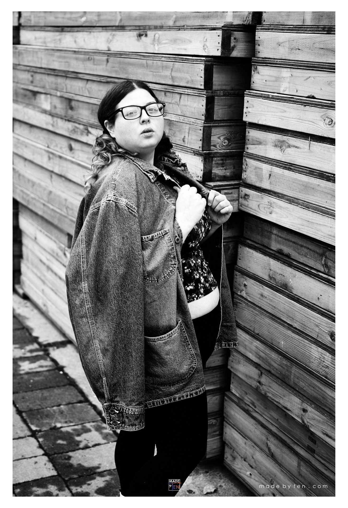 Woman Shipping Crate Fashion Editorial - GTA Women Lifestyle Photography