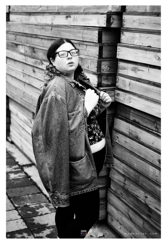Woman Shipping Crate Fashion Editorial - GTA Women Lifestyle Photography