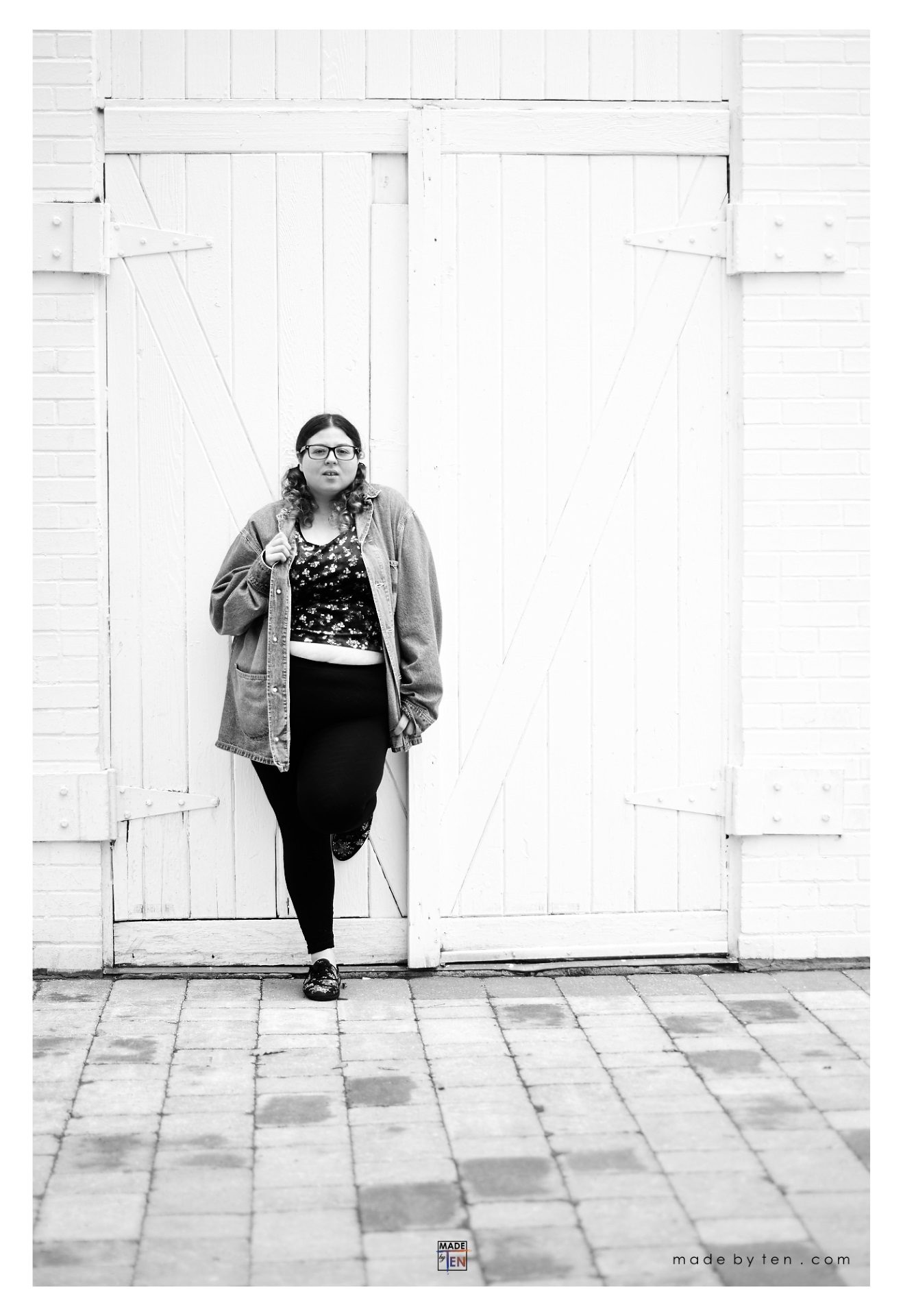 Woman White Door Fashion - GTA Women Lifestyle Photography