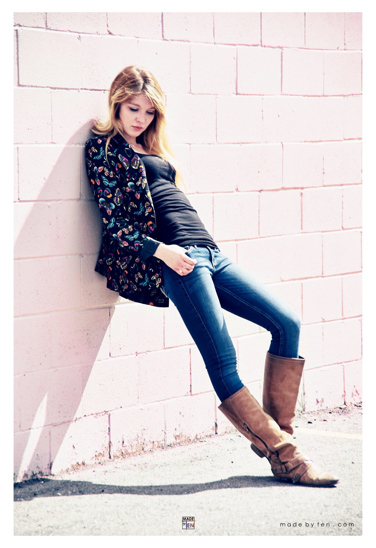 Woman Pink Wall - GTA Women Lifestyle Photography