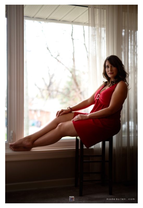 Woman in Red Dress Toronto