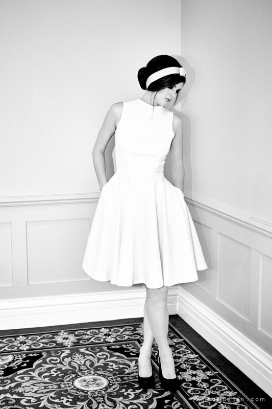White Dress Confidence Portrait Photographer GTA Ontario